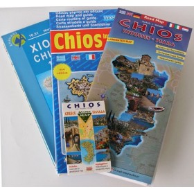 Des cartes routières et touristiques de Chios