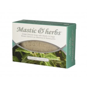 Mastic & herbs soap with mastic and sage 